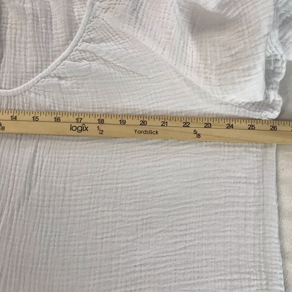 ANA Bishop Long Sleeve Gypsy Top Women’s Size XXL Color White V-Neck Pullover - Picture 7 of 13